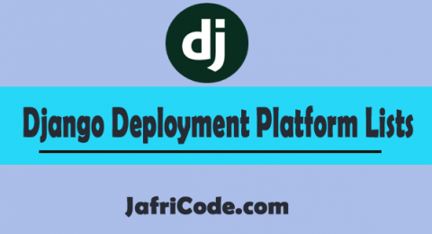 Django Deployment Platform Lists 2021 copy